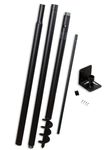 Universal Mounting Pole Kit, Perfect for Bird House, Bird Feeder and Fly Thru Feeders