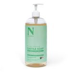 Dr. Natural Castile Liquid Soap, Almond, 946 ml - Plant-Based - Made with Organic Shea Butter - Rich in Coconut and Olive Oils - Sulfate and Paraben-Free, Cruelty-Free - Multi-Purpose Soap