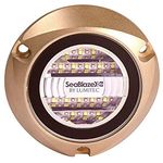 SeaBlaze X2 Underwater Light, Bronze, White/Blue