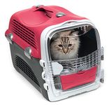 Catit Cabrio Cat Carrier, Cherry Red