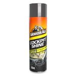 Armor All, Cockpit Shine Car Interior Cleaner 500ml, Lemon, Cleans and Restores Dashboards and Trims, Anti-Static Formula to Repel Dust, Ideal for Car Detailing, Made in the UK