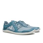 VIVOBAREFOOT Primus Lite III Womens Barefoot Trainers | Build Strength, Balance & Mobility | Lightweight for Training & Running | Wide Fit Grounding Shoes | Vegan | Blue Haze | 35