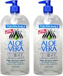 Fruit Of The Earth 100% Aloe Vera 24oz Gel Pump (2 Pack)