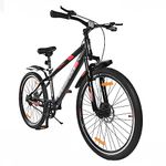 CULTSPORT Dauntless 27.5" Black Single Speed Mountain Bike with Free Cycling Event, Diet Plan & Ride Tracking App (16.5 Inch Frame, Ideal for Unisex)