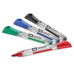 Quartet Premium Glass Board Dry-Erase Markers, Whiteboard Markers, Bullet Tip, Assorted Colours, 4-pack (79552)