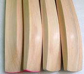 Advik enterprises27 WC 40-42 mm Big Edge and Spine Full Size Plain English Willow Cricket Bat with Cover and Toe Guard