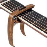 HASTHIP® Guitar Capo for Acoustic and Electric Guitar, Alloy Guitar Capo with Silicone Protective Pad for Ukulele, Electric And Acoustic Guitars, Guitar Accessory