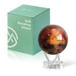 MOVA Globe - Mars Signature (6") | Rotating Planet Model for Space Decor and Astronomy Gifts | Solar-Powered Motion | No Batteries or Cords Needed