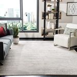 Safavieh Adirondack Collection ADR113B Ivory and Silver Area Rug, 5 Feet 1-Inch by 7 Feet 6-Inch