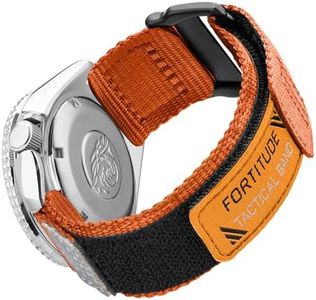 Ritche Nylon Sport 22MM Quick Release Watch Band for men women,Replacement Sekio Watch bands Orange, Valentine's day gifts for him or her