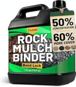 Rock Glue for Landscaping, Mulch Glue 166OZ, Pea Gravel Binder Stabilizer, Bond Lock Rubber Mulch Anchor, Strong Rock Lock, Safe Landscape Adhsive for Lawn, Patio, Garden Border