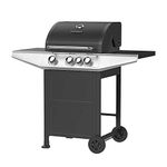 Gas Grill With Side Burners