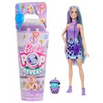 Barbie Pop Reveal Bubble Tea Series Doll & Accessories with Fashion Doll & Pet, 8 Surprises Include Color Change, Cup with Storage (Styles May Vary), HTJ19