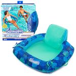 Swimways Elite Spring Float Sunseat Pool Lounger, Inflatable Pool Floats Adult with Fast Inflation, Pool Lounge Chair for Adults up to 250 lbs