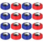 Gadpiparty 16 Pieces Kids Board Mini Roller Replacement Set Shuffleboard Pucks Roller Sliding Balls Tabletop Shuffleboard Soccer Things Desktop Toys