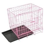 POPETPOP Doggy Playpen Indoor Puppy Carrier for Small Dogs Puppy Cages for Small Dogs Extra Large Dog Crate Wire Pet Cage Puppy Kennel Folding Cage Suitcase Pet Cage Pet Cage House Dog Cage