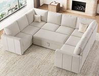 Belffin Sectional Sleeper Couch wit