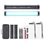 GODOX TL30-K2 RGB LED Tube Light 2-Light Kit, Black & White