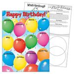 Trend Happy Birthday Learning Chart, Classroom Decor, 17" x 22"