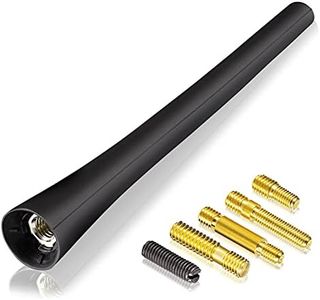 Bingfu Car Radio Antenna Universal Vehicle Roof Mount Car Replacement Aerial Mast 16cm/6.3 inch Rubber Compatible with Toyota Honda Nissan Mazda Ford Chevy Chevrolet GM Dodge Jeep VW Audi Mini Cars