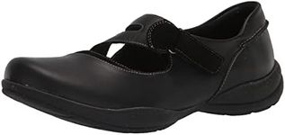 Clarks Women's Roseville Mary Jane Flat, Black Combi, 8.5 US