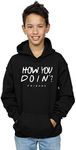 Friends Boys How You Doin? Hoodie Black 9-11 Years