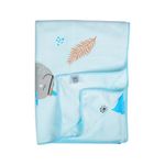 Mee Mee Micro Fiber Baby Bath Towel for New Born | Wash Cloth, Quick Absorbent, Extra Soft Cotton Towels for Kids/Toddlers/Infants/Babies, Pack of 1(Blue) 70X110 CM