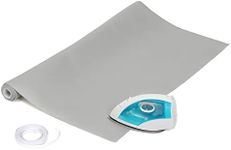 Astro Heat-Resistant Fabric for Ironing Boards, Approx. 57.1 x 39.4 inches (145 x 100 cm), Silver Ironing Board Cover, Iron Mat, Aluminum Coating, Elastic Cord, 821-87, One Size Fits Most