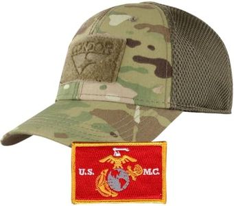 Condor MESH Fitted Cap Bundle (Marines Emblem) - Multicam- Large/XL