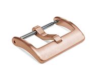 BARTON Elite Watch Band Replacement Buckle - Brushed 316L Stainless steel - 16mm, 18mm, 20mm, 22mm & 24mm, Rose Gold, 16mm, Modern