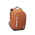 Wilson Unisex-Adult Roland Garros Tour Backpack, Brown, 2 Rackets