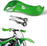 AnXin 22mm 7/8” Handlebar Hand Guards Handguards Universal for KX65 KX85 KX125 KX250 KX500 KX250F KX450F KLX450R KLX150 KLX250 Dirt Pit Bike ATV Quad Enduro Motocross Green