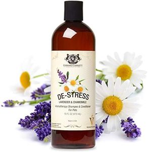 Gerrard Larriett Aromatherapy Pet Care: De-Stress Aromatherapy Dog Shampoo Itchy Skin Relief and Conditioner - Lavender Dog Shampoo with Aloe Vera, Chamomile & Oatmeal Shampoo for Dogs, 16 oz