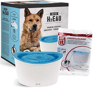 Dogit Design Fresh and Clear Dog Drinking Fountain, Value Bundle
