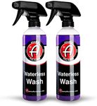 Adam's Waterless Wash (2-Pack) - Car Cleaning Car Wash Spray for Car Detailing | Safe Ultra Slick Lubricating Formula for Car, Boat, Motorcycle, RV | No Garden Hose, Wash Soap, or Foam Cannon Needed