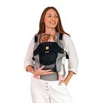 LÍLLÉbaby Complete Airflow Deluxe 6-in-1 Ergonomic Baby Carrier, Newborn to Toddler, Lumbar Support, 7-45lbs, Grey/Black