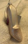 Gisela Graham Pink Glass Stiletto Shoe Bauble