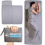 Sleeping Bag Liner - Adult Sleep Sack & Travel Sheets for Hotel - Travel Sleep Sack, Camping Sleeping Bag Liners for Cold Weather