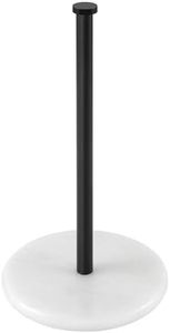 KES Paper Towel Holder, Kitchen Standing Paper Towel Roll Holders with Marble Base for Standard or Jumbo-Sized Rolls Matte Black, KPH100-BK