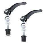 LSHEQYI Seatpost Clamp,2 Pcs Aluminum Alloy Bicycle Quick Release Seat Post Clamp Skewer Bolt Tool for Cycling