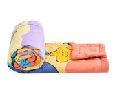 FRESH FROM LOOM Single Bed Kids Bed Blanket | Cartoon Printed Dohar for Kids Boy & Girls | Glace Cotton Soft Children Comforters | Summer & Winter Blanket (60x90 Inches | Gud Night Multi Color)