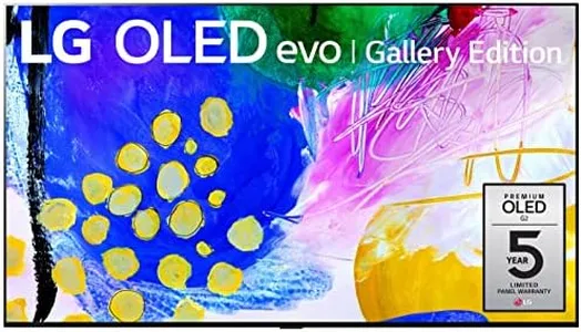 LG 97-Inch Class OLED evo Gallery Edition G2 Series Alexa Built-in 4K Smart TV, 120Hz Refresh Rate, AI-Powered, Dolby Vision IQ and Atmos, WiSA Ready, Cloud Gaming (OLED97G2PUA, 2022)