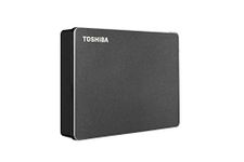 TOSHIBA Canvio Gaming 4TB Portable External HDD - USB3.0 for Windows and Mac, Compatible with Playstation, Xbox, PC and Mac. 2 Years Warranty. External Hard Drive - Black.