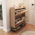 AVZEAR Freestanding Shoe Cabinet wi