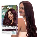 Paradyes Rich Burgundy Timeless Hair Tint, Permanent Crème Hair Colour for Natural-Looking Results, Complete Grey Coverage, Formula Free from PPD, Ammonia, & Resorcinol, 3.16 Rich Burgundy