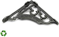 B&M - Pair of Shelf Brackets Singer Corp Antique Cast Iron 125mm x 125mm / 5" x 5"