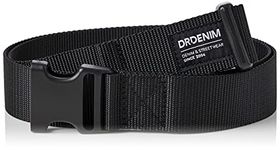 Dr Denim Row Belt, Black, One Size