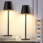 2Pack Modern LED CordlessTable Lamp