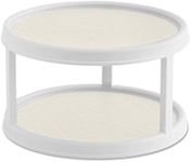 Copco Non-Skid 2 Tier Turntable, 12 inch, Cream