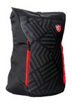 MSI Mystic Knight Gaming Laptop Backpack, Quick Access, Padded Mesh, Lightweight Polyester Exterior, Fits Up to 17 Inch Laptop, Water Repelent IPX-2, Convertible to Shoulder Pack, Large Size